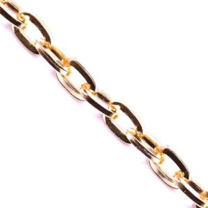 Cadena Aluminio K18304 Dorada 5x8mm (1 mto)