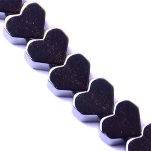 Hematita Corazon 6mm Natural 40cm aprox. (1 tira)