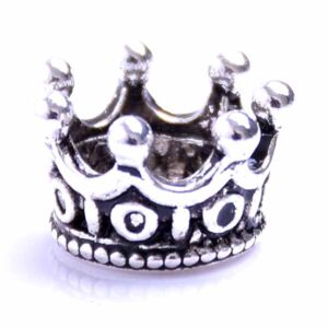 CU Pewter PA Cuenta Corona 7x10mm (3 pzas)