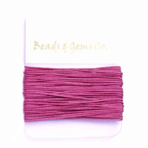 Cordon Italiano Delgado 1.2mm  25- Rosa Viejo Osc. (5 mts)