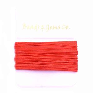 Cordon Italiano Delgado 1.2mm  04- Rojo (5 mts)