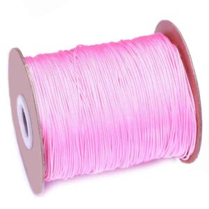 Cordon Italiano 1mm- Rosa 200m (1 rollo)