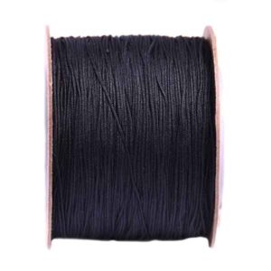 Cordon Italiano 0.4mm Negro- 150 mts (1 rollo)