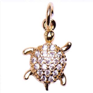 357-02 Micropave Tortuga 13mm Dorado (1 pza)