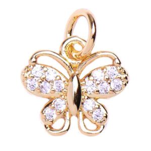 358-02 Micropave Mariposa 9mm Dorado (1 pza)