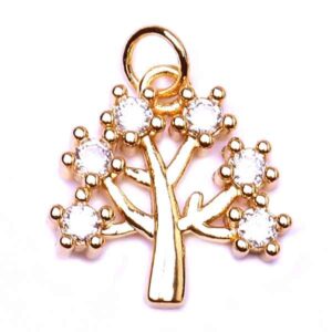 454-02 Micropave Arbol 15mm Dorado (1 pza)