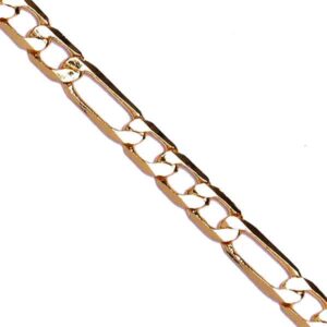03 Chapa Oro 18K Cadena Cartier Diamantada 12mm (1 mto)