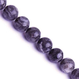 Jaspe Blackpicture Bola 8mm 37cm aprox. (1 tira)