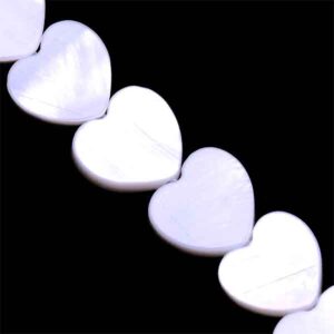 Madre Perla Corazon 10mm (1 tira)