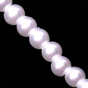 Rosenthel Perla Cristal Alta Calidad Bola 4mm 01-Blanco (1 tira)