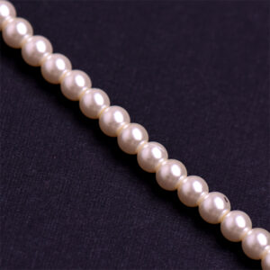 Rosenthel Perla Cristal Alta Calidad Bola 4mm 10-Hueso (1 tira)