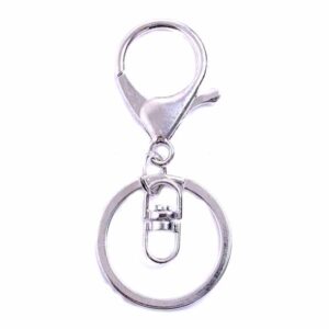 Broche Ballena con Argolla para Llavero 30x34 Nic (2 pzas)