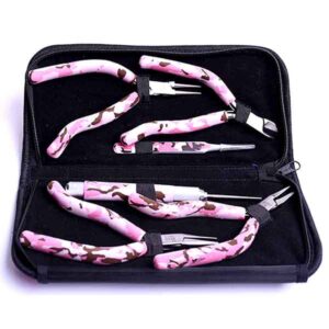PLCAMSET-Beadsmith Juego de Pinza Camo Rosa 24cm (1 pza)