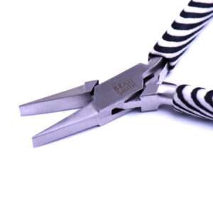 PLZ6 Beadsmith Zebra Pinza Plana Punta Ancha 13cm (1 pza)