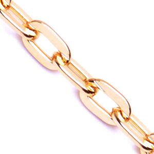 16D Cadena Aluminio K1805 Dorada (1 mto)