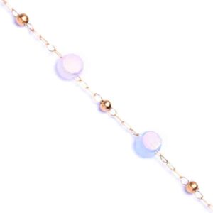 Chapa Oro Cadena Cristal Fac Mix Opal 3mm (1 mto)