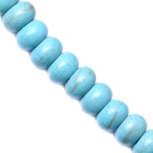 03 Howlita Rondel 3x5mm Azul 37cm aprox. (1 tira)