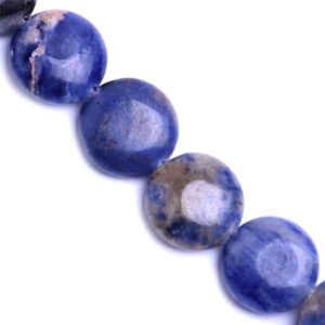 Sodalita Disco 14mm 36cm aprox.(1 tira)