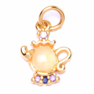 Micropave 05B Dije Mama Tetera 10mm Dorado (1 pza)