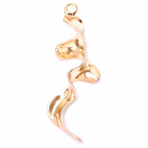 03 Chapa de Oro Dije Liston 65mm (1 pza)