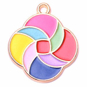 39 Esmalte Dije Reguilete Colores 24mm (1 pza)