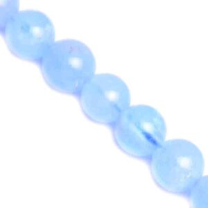 LD583 Aquamarina Bola 6mm 35cm aprox (1 Tira)