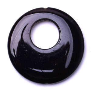 78-04 Agata Negra Dije Dona 35mm (1 pza)