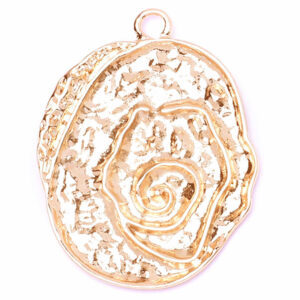 14 Chapa de Oro Dije Oval 45mm (1 pza)