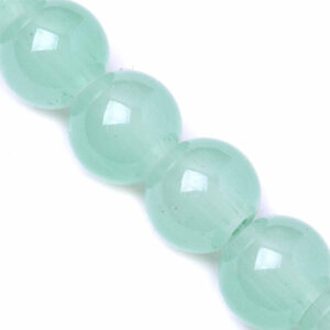 03-11 Cristal Jadesito Bola 8mm Verde Pistache 39cm aprox. (1 tira)