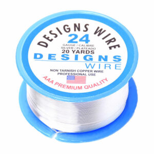 Alambre Designs Wire Plateado #24 0.53mm (18.10m aprox) (1 pza)