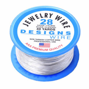 Alambre Designs Wire Plateado #28 0.3mm (36m aprox) (1 pza)