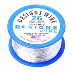 Alambre Designs Wire Plateado#26 0.38mm (26m aprox) (1 pza)