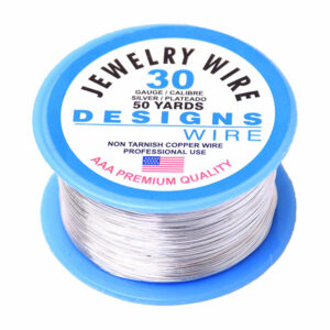 Alambre Designs Wire Plateado #30 0.25mm (43m aprox) (1 pza)