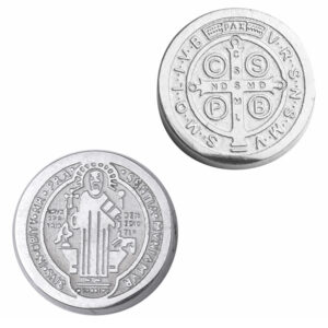 Acero Medalla Transversal San Benito Acero 10mm (1 pza)