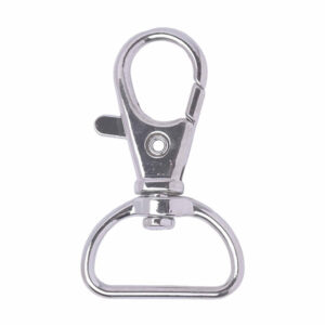 Broche para Bolsa c/argolla giratoria Niquel 40mm (1 pza)