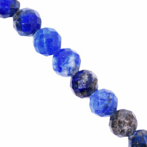 LD Lapislazuli Bola Fac. 3mm- 39cm aprox (1 tira)