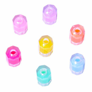 Acrilico Cuenta Tubo 7x12mm Mix (25 grm)