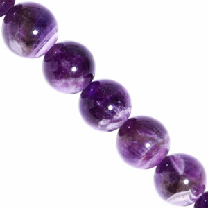 LD Amatista Bola 8mm - 18cm aprox (1 tira)