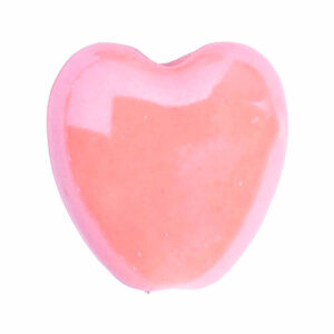Ceramica Cuenta Corazon 10mm Rosa (1 pza)