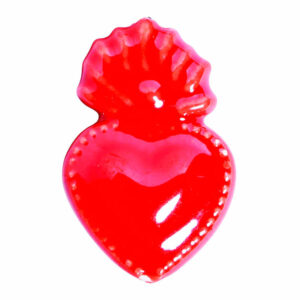 Ceramica Cuenta Sagrado Corazon 19mm (1 pza)
