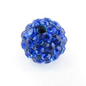 Cuenta Shambala Bola 10mm-Cobalto (1 pza)