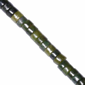19 Jade Verde Heishe 2x4mm-38cm aprox (1 tira)
