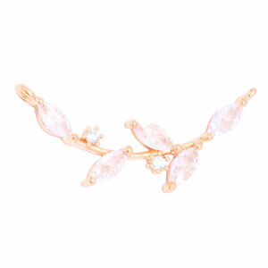 Micropave Separador Rama Cristal 30mm Dorado (1 pza)