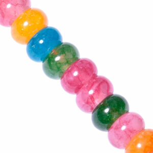 Agata Rondel 4x6mm Mix 1- 38cm aprox(1 tira)