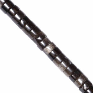 01 Obsidiana Golden Heishe 2x4mm-38cm aprox (1 tira)