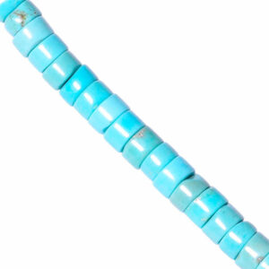 14 Howlita Azul Heishe 2x4mm-38cm aprox (1 tira)